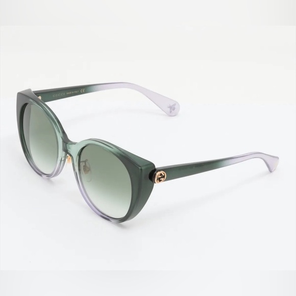 Gucci Interlocking G Sunglasses  GG0369S - Green - Picture 1 of 5